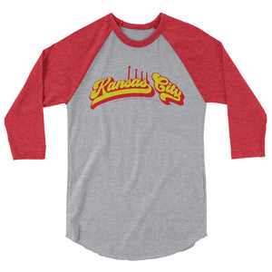 Kansas City BH RG 3/4 sleeve raglan shirt