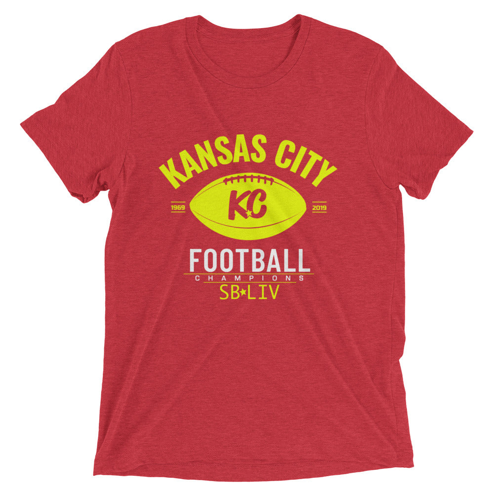 Kansas City Football Champs Tri-blend t-shirt
