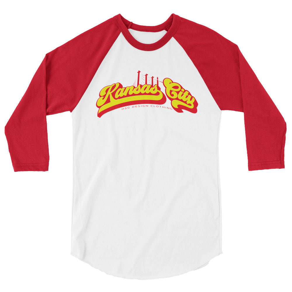 Kansas City BH RG 3/4 sleeve raglan shirt