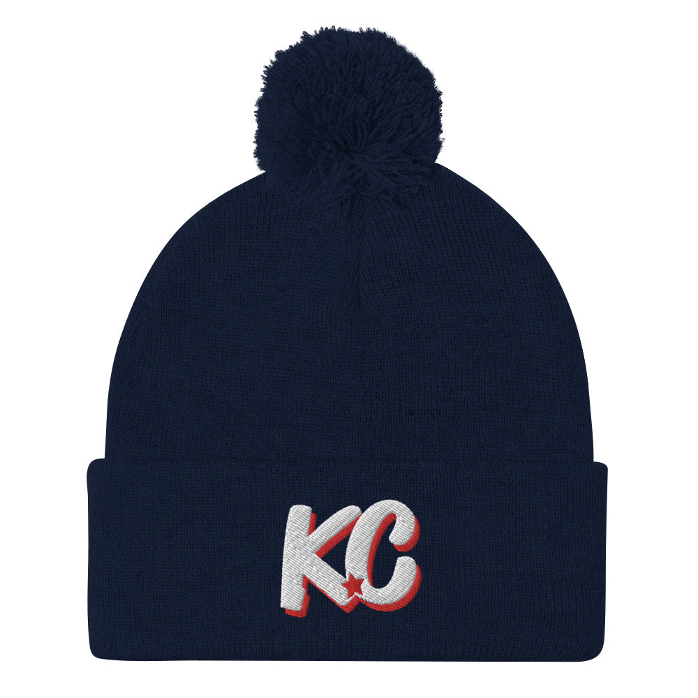 KC Pom Pom Knit Cap